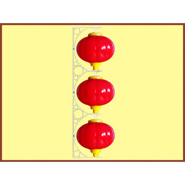 扇形LED飄逸型印字/led中國結生產/戶外景觀照明/led燈籠廠/led發光中國結/led發光燈籠