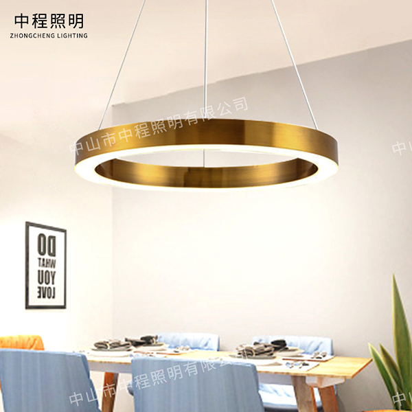 后現代吊燈家用客廳吊燈具創意圓環形吊燈，吊燈廠家