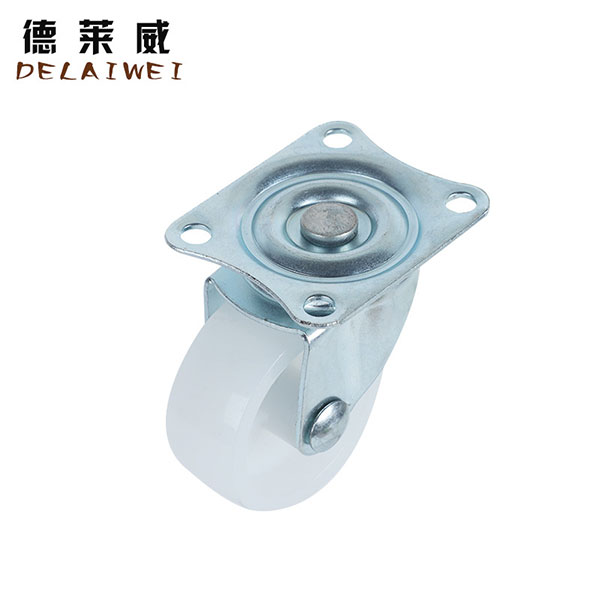 2寸白PP腳輪，耐磨損工具柜腳輪，中山腳輪