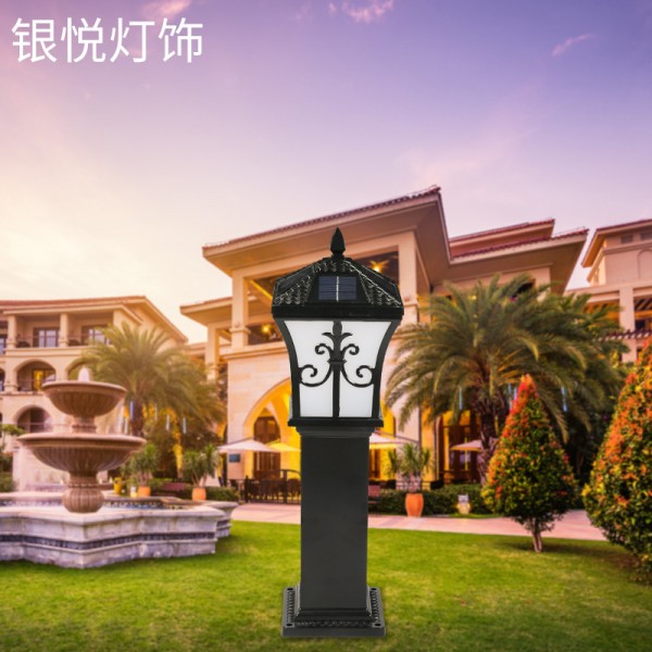 防水超亮庭院燈花園別墅草地景觀燈草地燈，柱頭燈